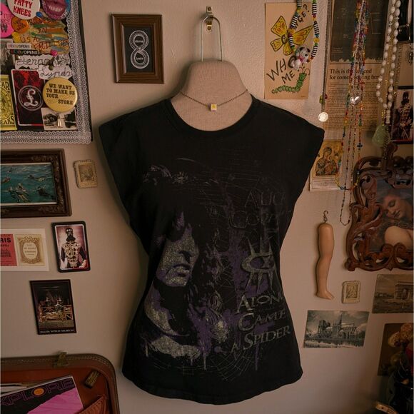 Alice Cooper Along Came a Spider Muscle T-Shirt Unisex Medium Tour Graphic - Picture 1 of 7